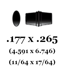 .177 x .265 barrel