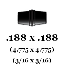 .188 x .188 barrel